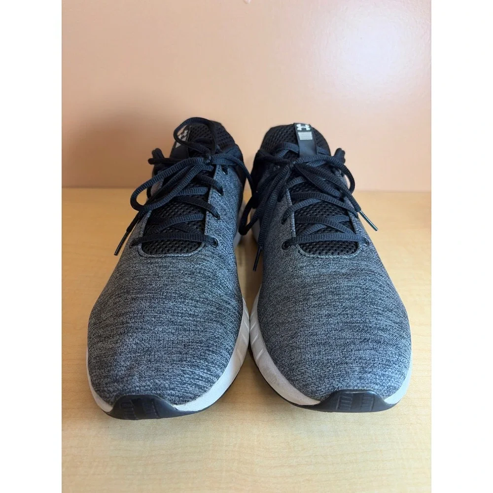 Under Armour Micro G Pursuit Twist Mens Running Shoes Gray Black 3021869-001 13